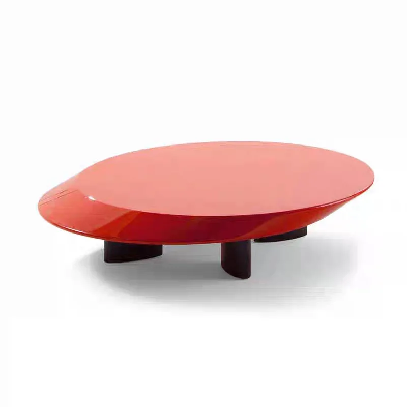 

Light luxury coffee table post-modern simple living room combination Nordic light luxury creative coffee table designer