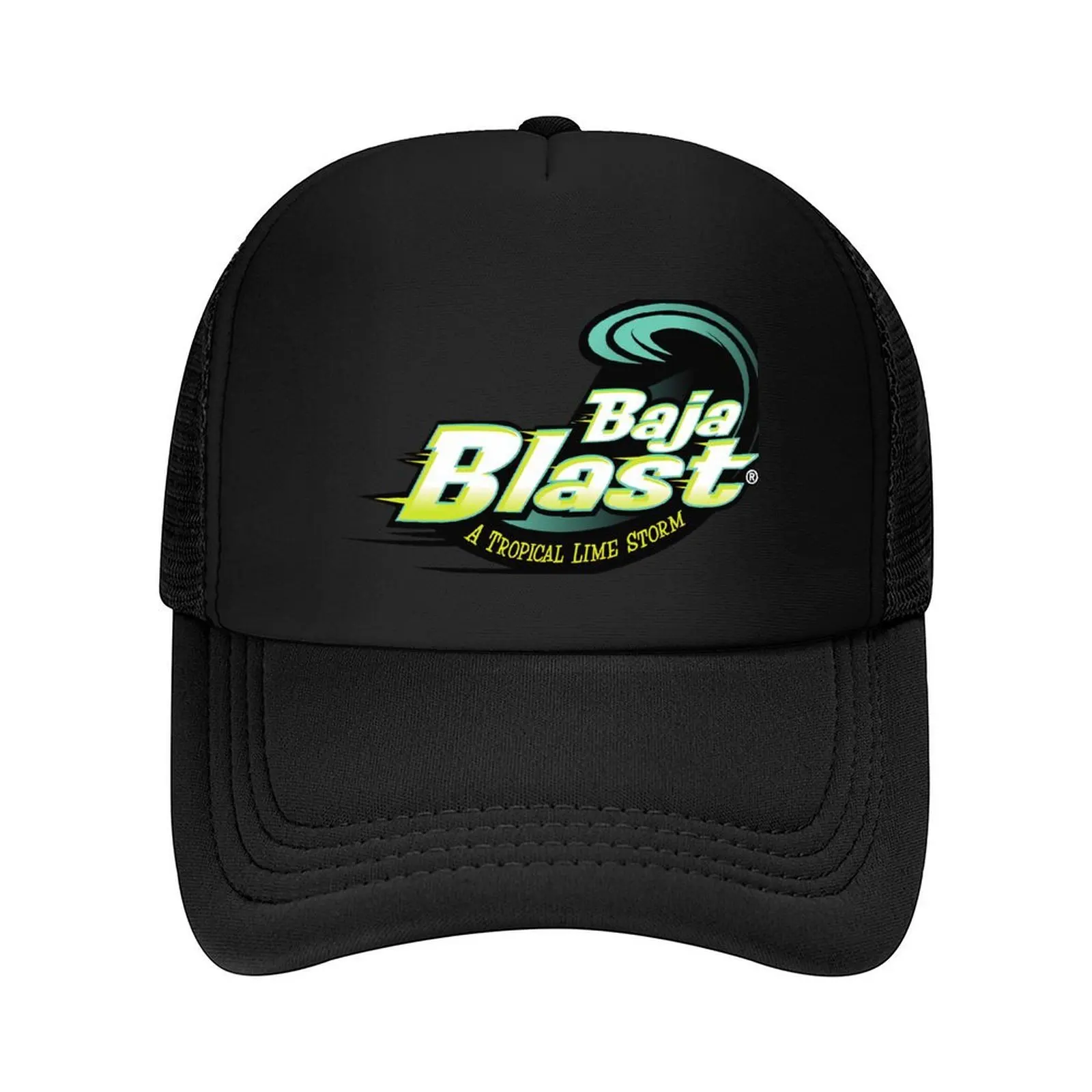 

baja blast plain logo Baseball Cap beach hat Sunscreen New Hat Big Size Hat Baseball For Men Women's