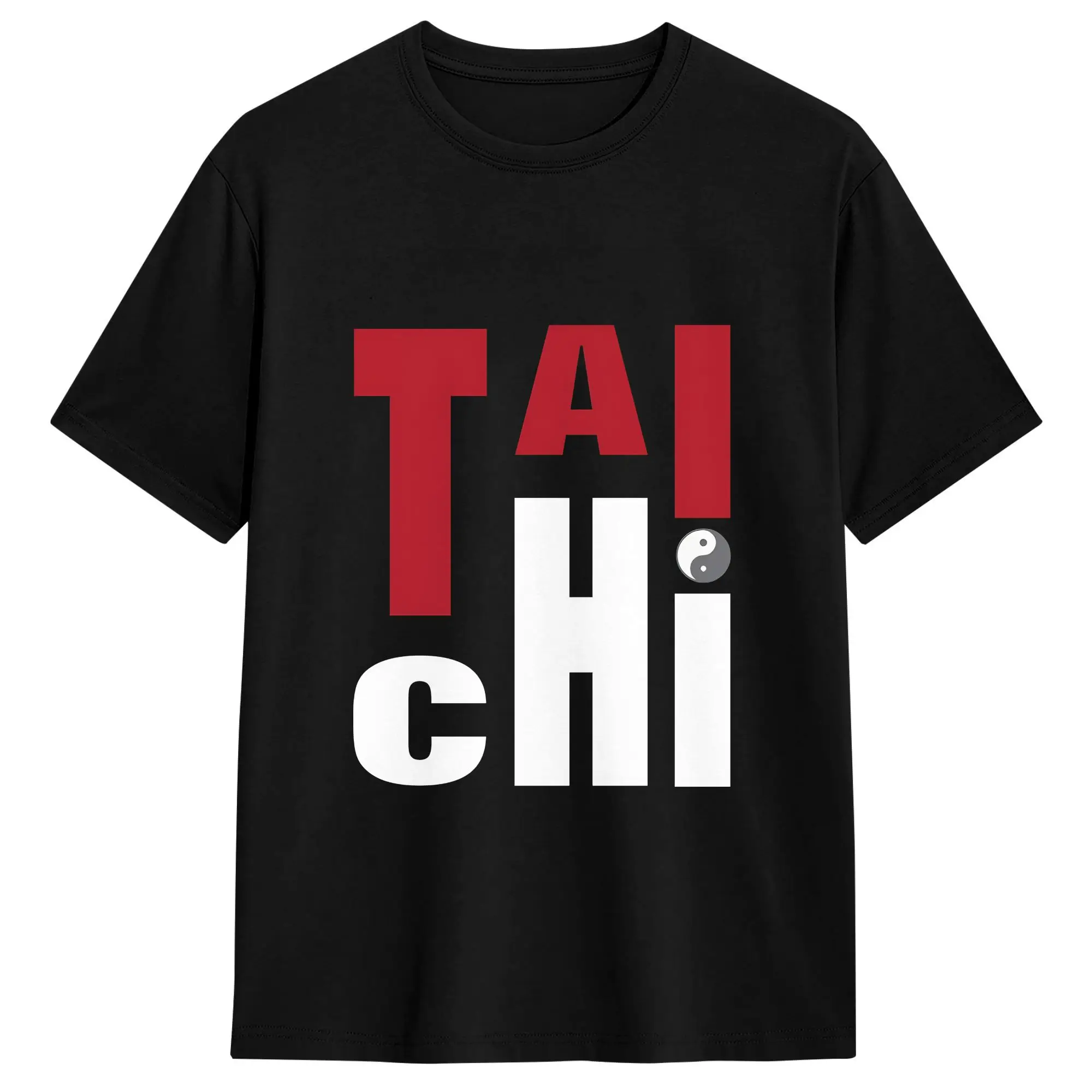 Herren-T-Shirt Tai Chi Vintage T-Shirts aus reiner Baumwolle Kurzarm-T-Shirts mit Rundhalsausschnitt 4XL 5XL 6XL
