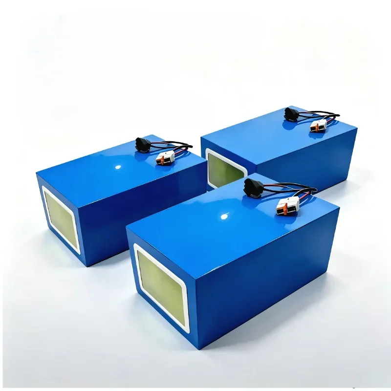 Large Capacity 48V LiFePO4 Battery With Multi-Function Built-In BMS Multiple Capacities 30Ah~200Ah Fit For RV Travel & Off-Grid