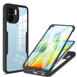 360 Full Body Screen Protector Transparent Case For Xiaomi POCO M2 Pro Poco M3 Pro POCO M4 Pro M6 Pro POCO F3 F5 F6 Phone Cover