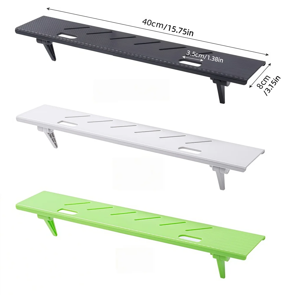 1PC Adjustable Computer Monitor Desktop Screen Top Storage Rack TV Screen Top Shelf TV Media Box Router Shelf Rack