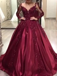 Sexy Evening Party Night Long Dress Women Big Swing Empire Floor-Length sequins Banquet Wedding Dance Prom Elegant Vestidos 2020