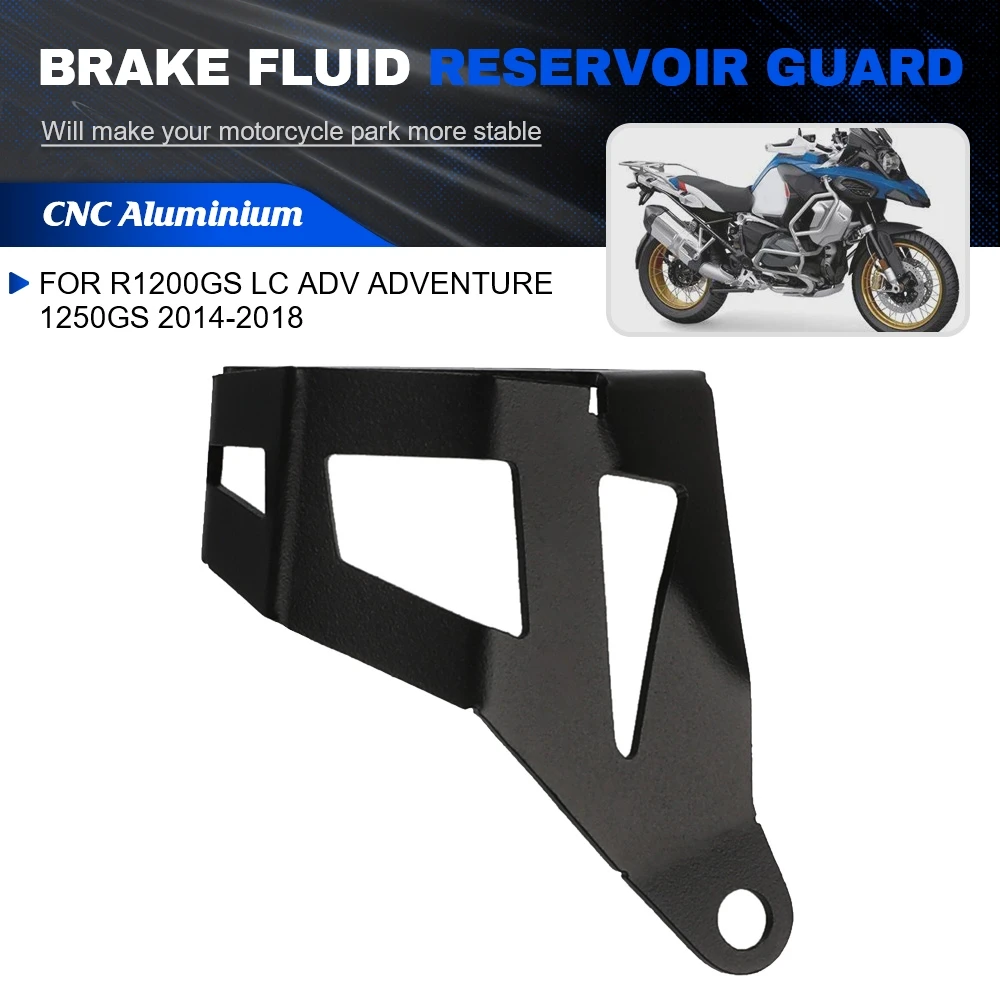 

For BMW R1200GS LC ADV Adventure 1250GS 2014-2018 GSW LC Water Cooled Motorcycle Rear Brake Fluid Reservoir Guard Cover Protect