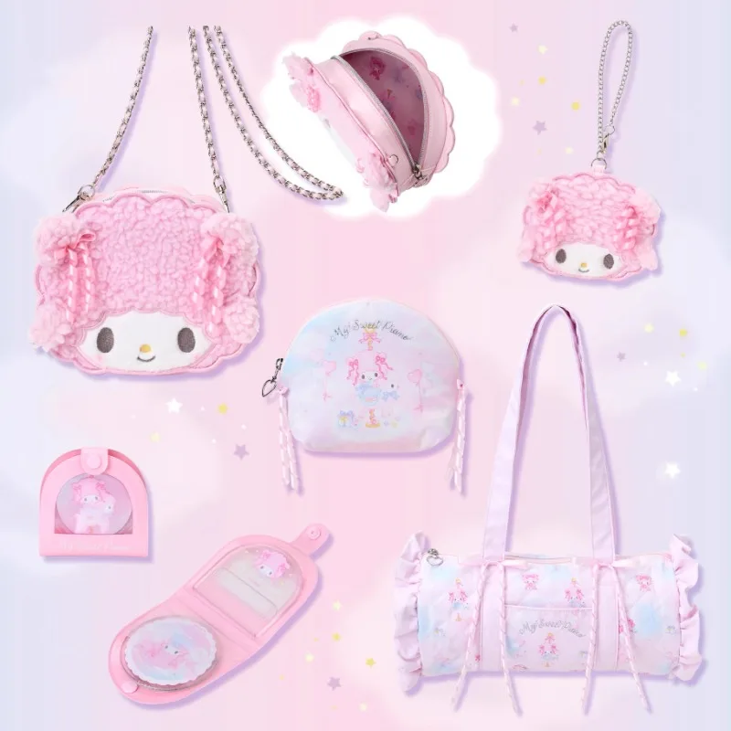 Sanrio My Sweet Piano Dreamland's Must-Have Noa Anhänger Puppe Geburtstag Umhängetasche Uhr Aufkleber Spiegel Fingerpuppe Puppenbox