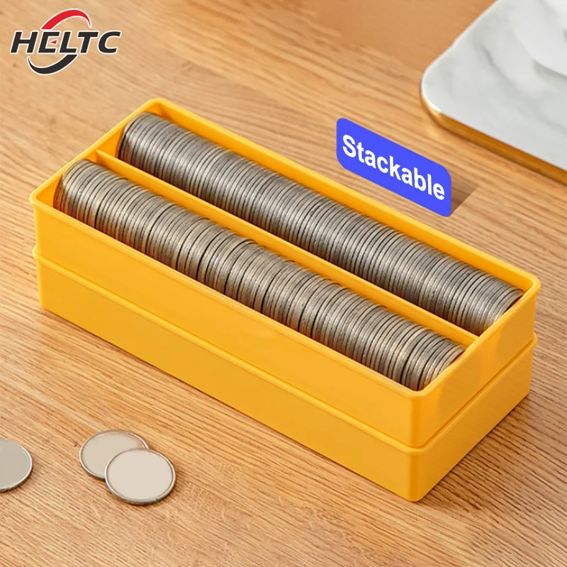 Portable Storage Box Paper Money Album Currency Banknote Case Coin Storage Collection Boxes Holder Transparent Plastic Case