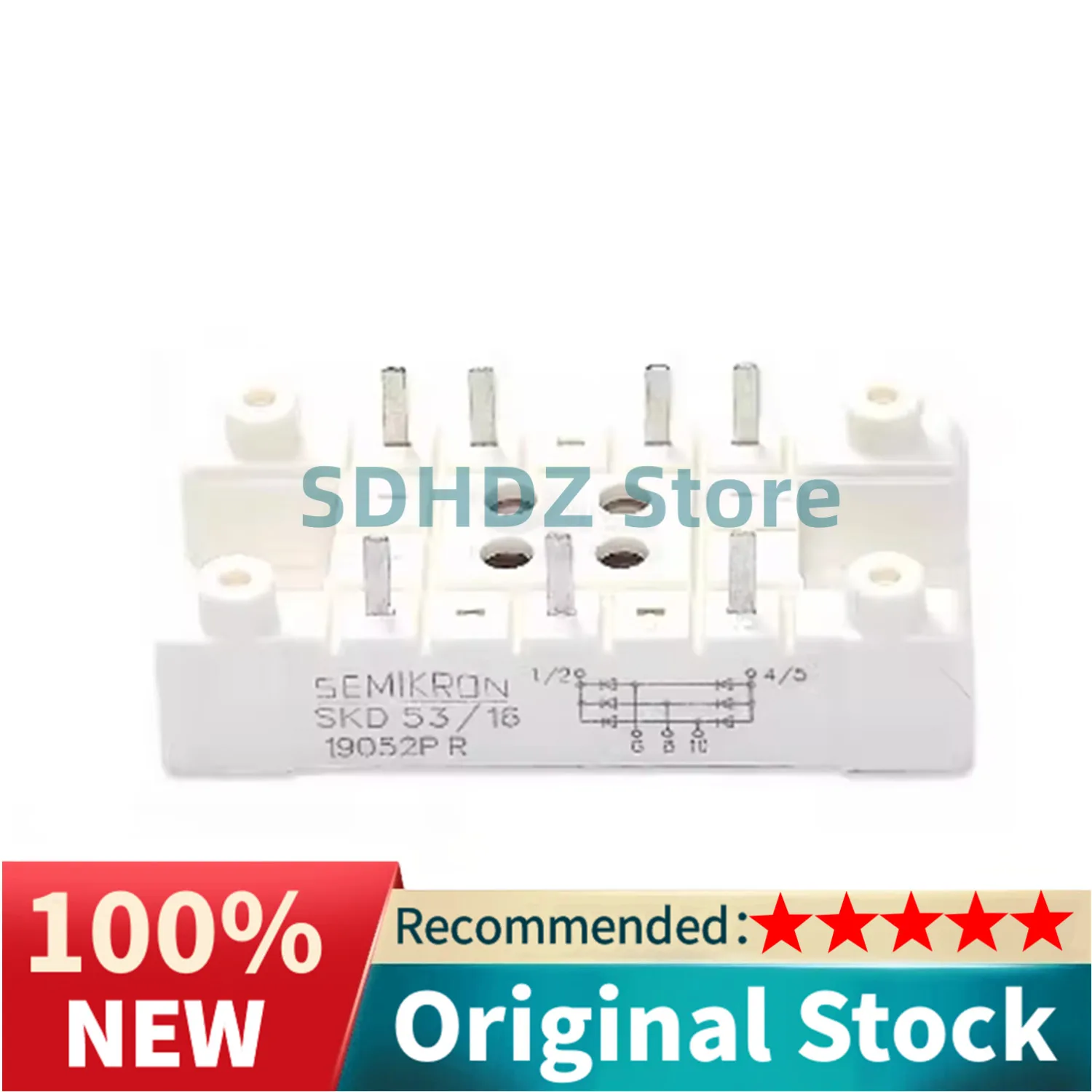 SKD53/18 SKD53/16 SKD53/14 SKD53/12 SKD53/08 Triac, three-phase rectifier bridge, thyristor