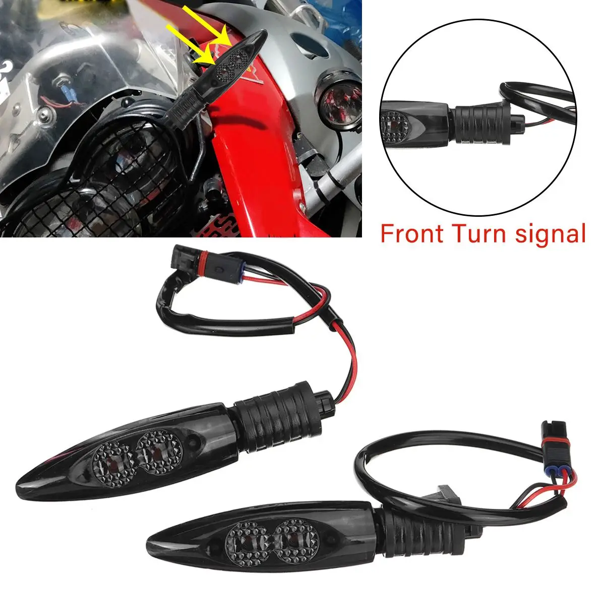 Motorcycle LED Turn Signal Indicator Light Blinker for BMW R1200GS R1200GS ADV R1200R R1200RS S1000RR S1000XR G310R