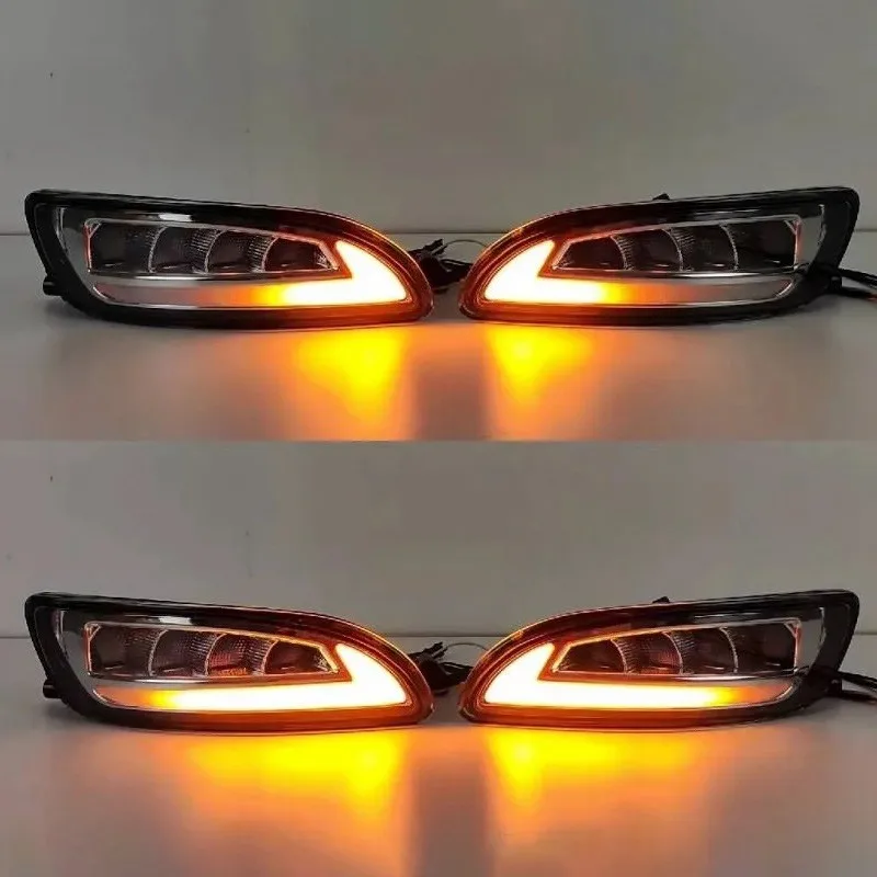 

LED Daytime Running Light Fog Light Turn Signal Light White DRL Yellow For Lexus RX300 330 350 Toyota Harrier 2003-2009