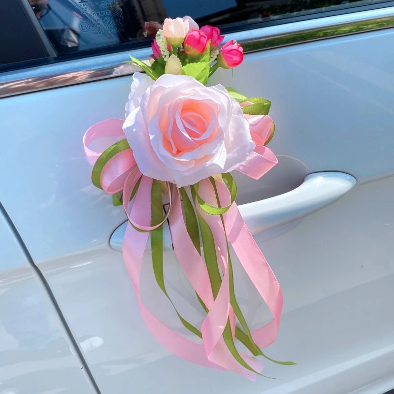 

Artificial Flower Rose Decoration Wedding Car Set Fake Peony Romantic Silk Flower Valentine's Day Gift Party Holiday Supplies