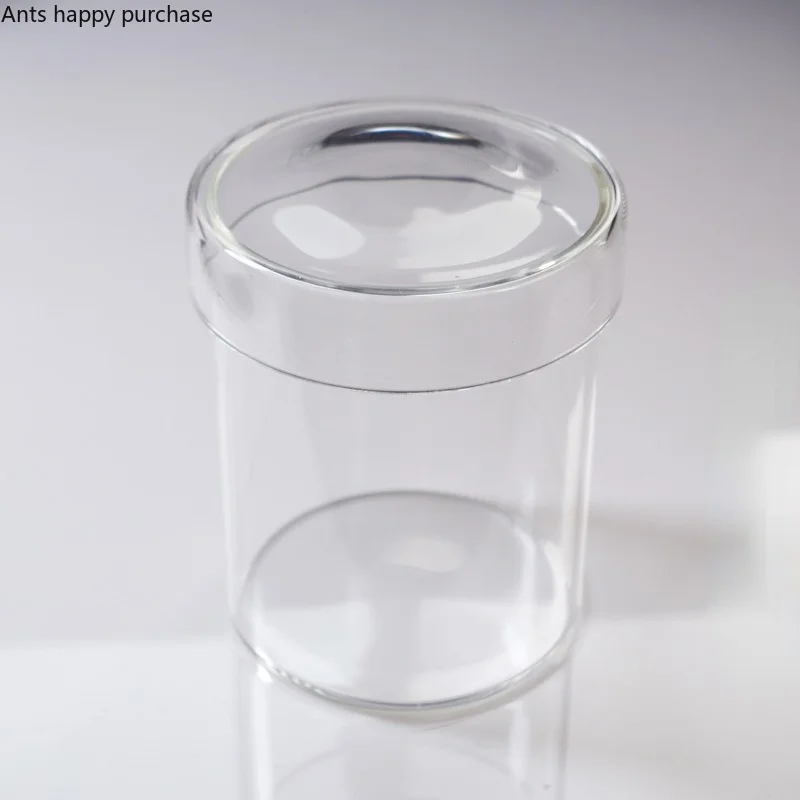 Transparent Glass Jar Storage Tank Storage Jar Candy Jars Cotton Swab Box Glass Bottle Organizer Decorative Jars Storage Boxes