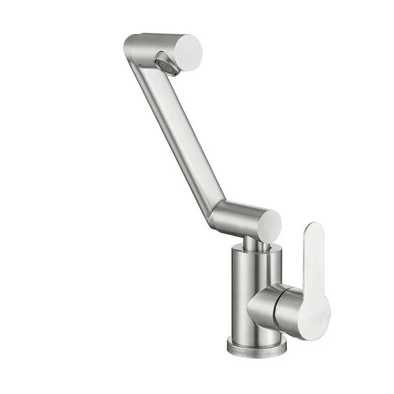 

None Faucet Mixer Tap Sink Faucet Stainless Steel 1080 Degree Basin Faucet Bathroom Chrome G1/2 None Brand New