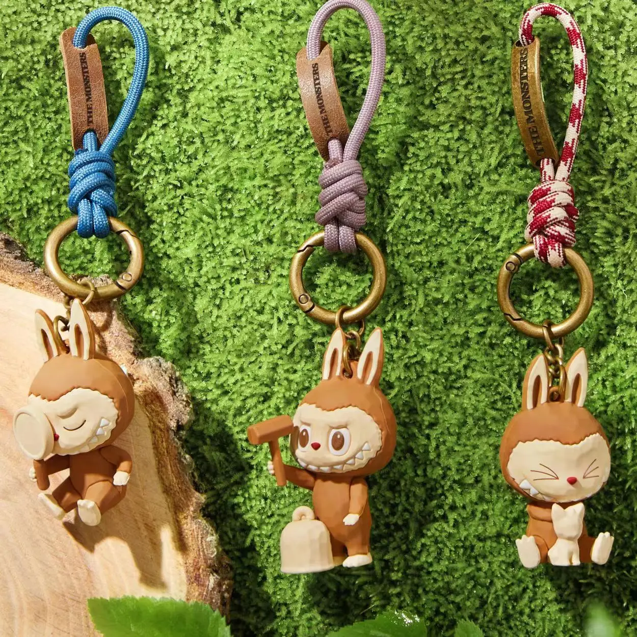 

Authentic Blind Box Labubu Woodworking Workshop Swing Series Cute Keychain Refrigerator Sticker Bucket Cup Toy Gift