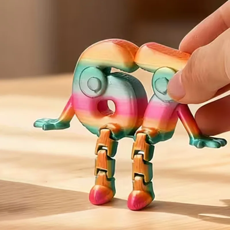 6/7 pessoas digitais 3d impresso brinquedo artesanato criativo casa desktop ornamentos decorativos articulações figuras de ação móveis 6/7 modelo brinquedos