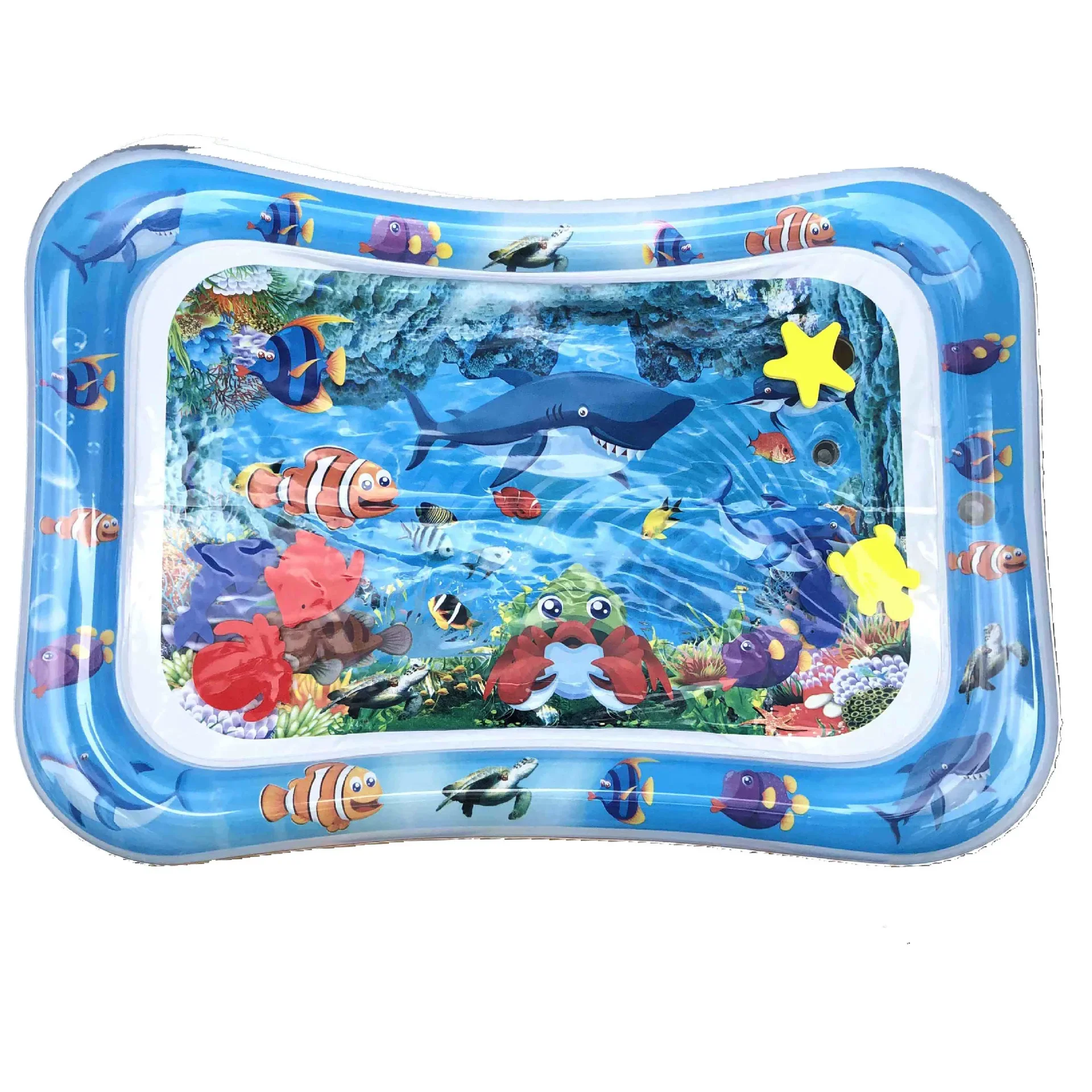 Baby Kids Water Play Mat Inflatable Infants Tummy Time Playmat Toys for Children Summer Swimming Beach Pool Game Cool Carpet Toy