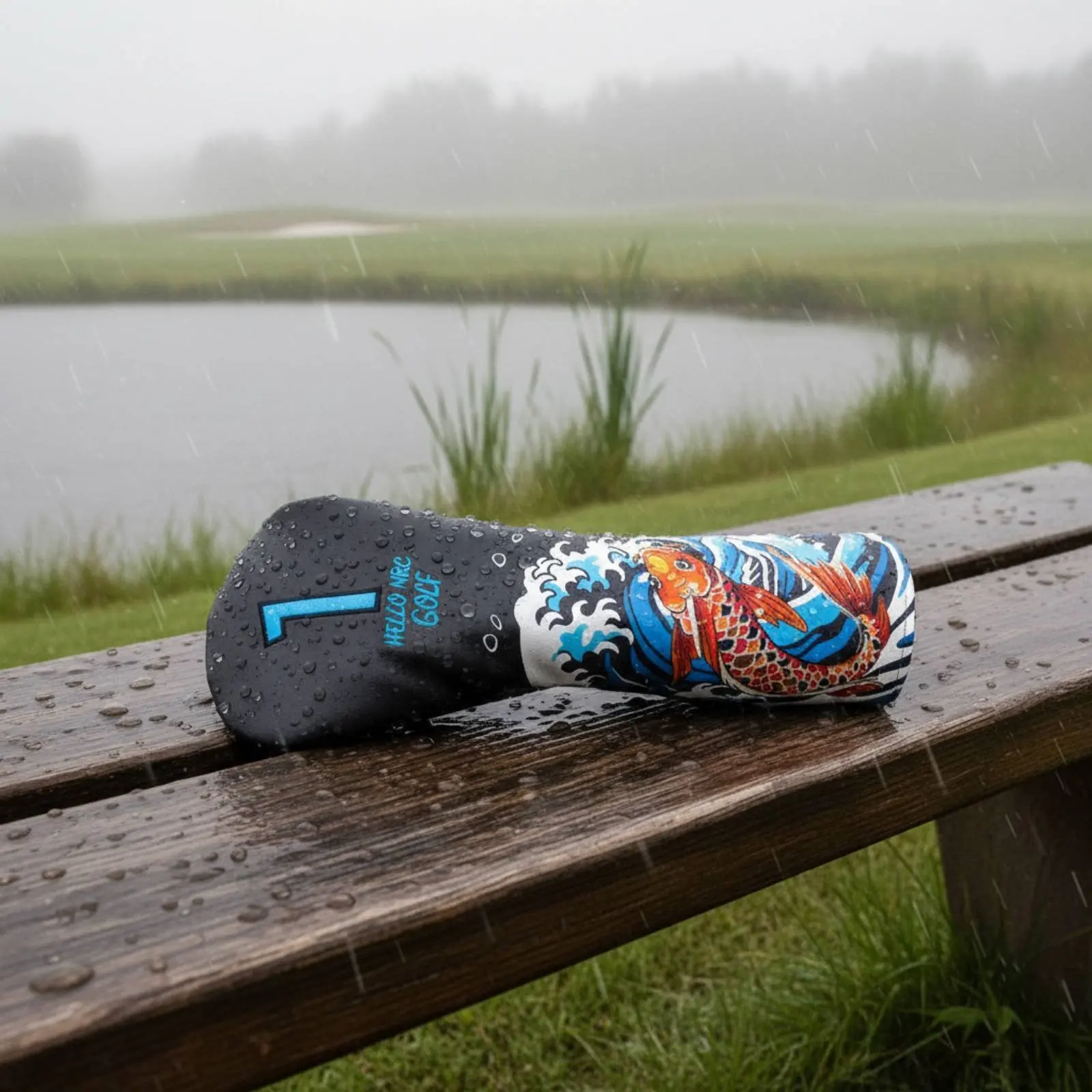 

3 Pieces Sporting Club Headcover Set Long-Lasting Driver Wood Headcover Set Driver Course Utility Headcovers Snug Fit