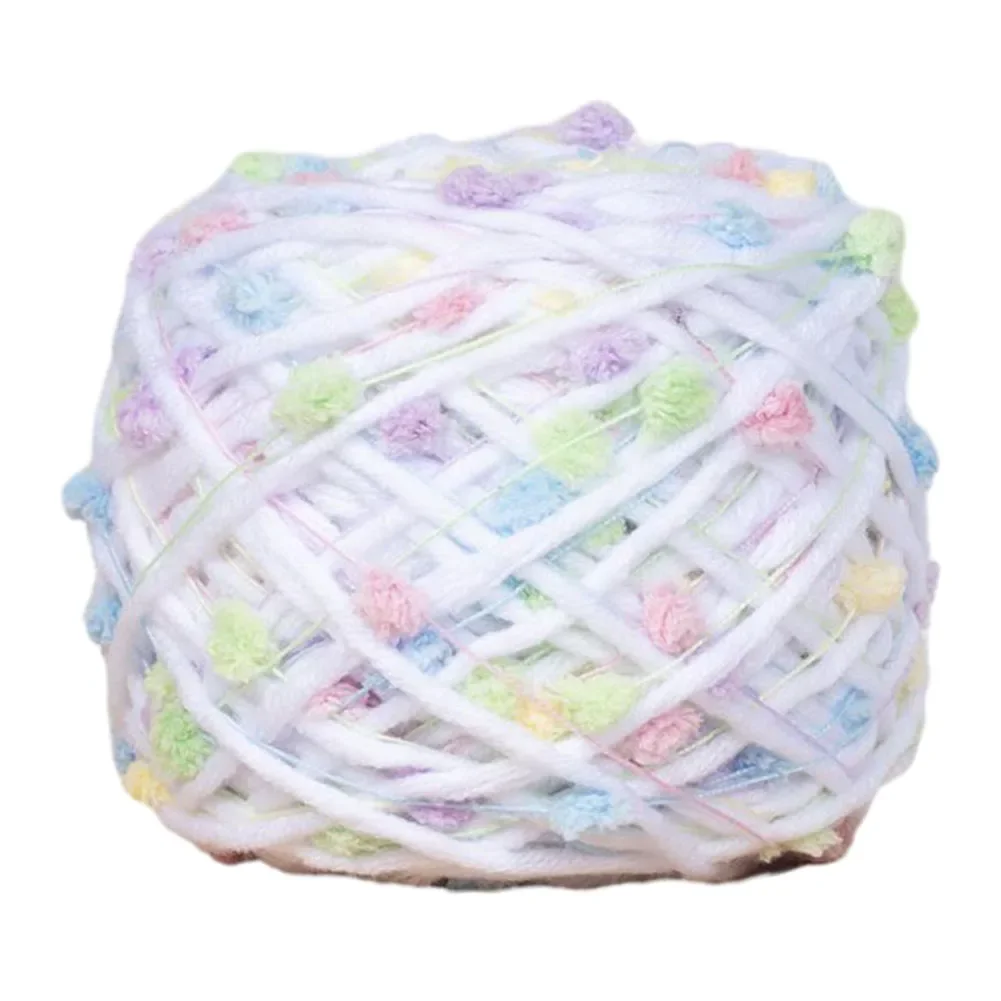 الملونة الصوف الموهير الغزل المخلوطة محبوك الموضوع الفاصوليا غزل الصوف DIY بها بنفسك اليدوية الحياكة سترة سكارت الإكسسوارات
