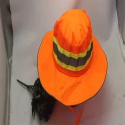 Sombrero de seguridad reflectante ajustable para exteriores, protección solar, sombra, casco de seguridad para el trabajo, pesca fluorescente, gran oferta