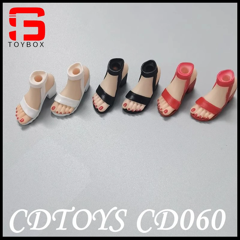

cdtoys cd060 1/6 Scale Female High-heeled Sandals Fit 12-inch Soldier Detachable Feet Action Figure Body Dolls
