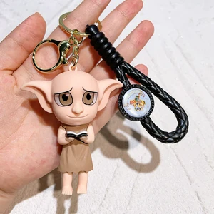 Harry Potter Cartoon PVC Keychain for Child, Cute Magic Doll, Bag Pendant, Ron Weasley, Couple, Car, Birthday Gift 6 Main Sales Harry Potter Headset - №6
