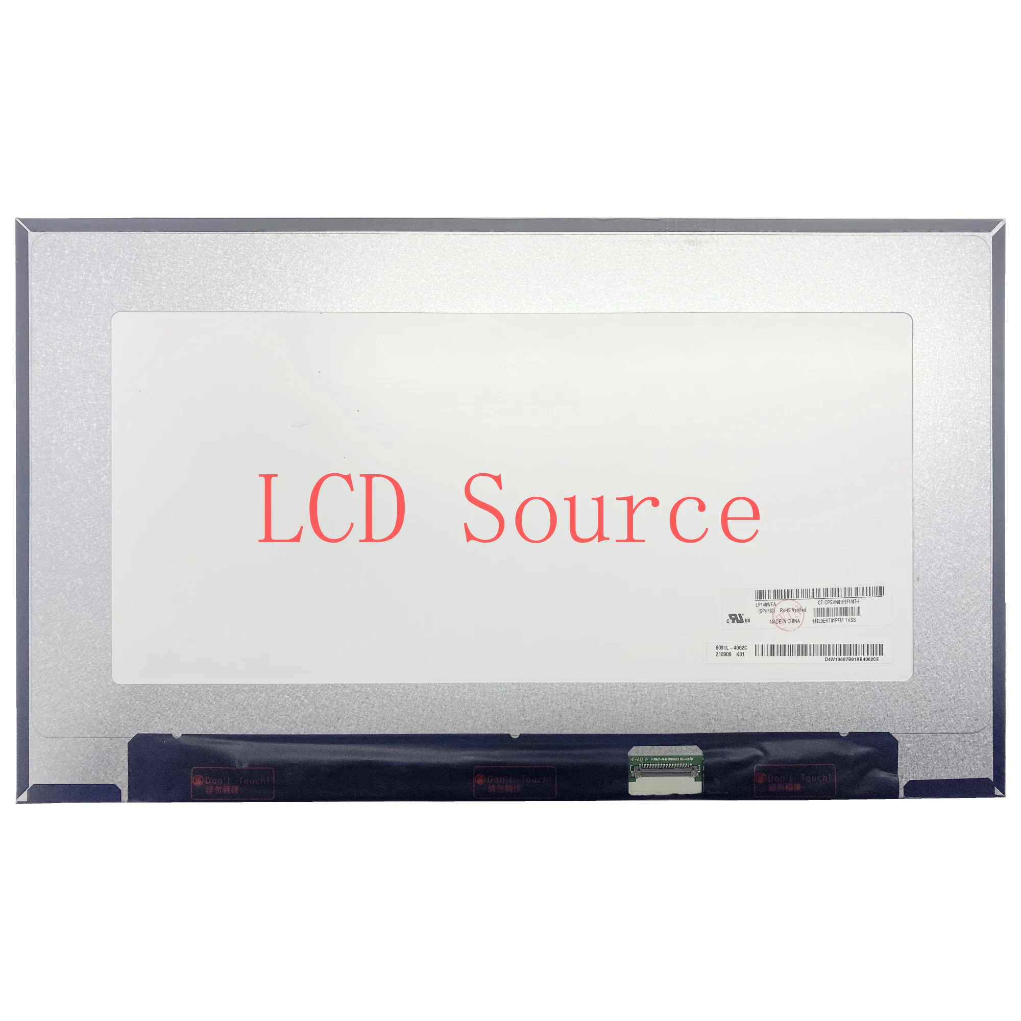 شاشة كمبيوتر محمول LCD ، مصفوفة IPS ، لوحة x fa ، lp140wspmg ،