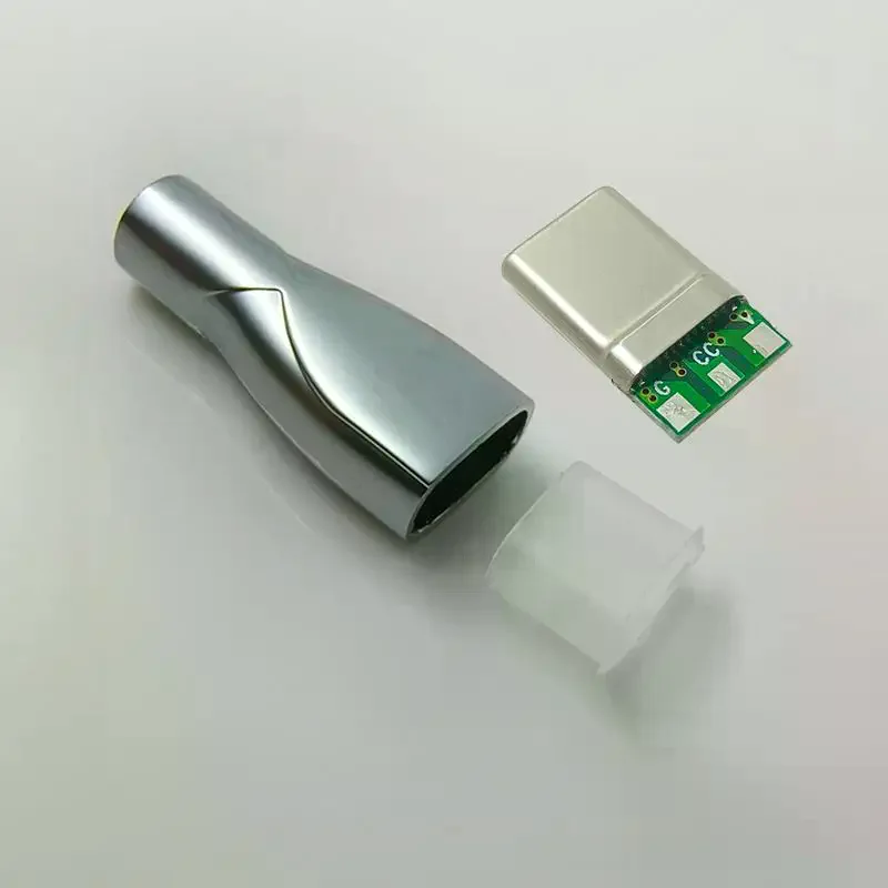 2/10 Sets PD 3Wire Charging Head 3Pin Male Type C Laptop Connector 3Solder Joint CC Pin CTOC5 With Capacitor Notebook Adapter