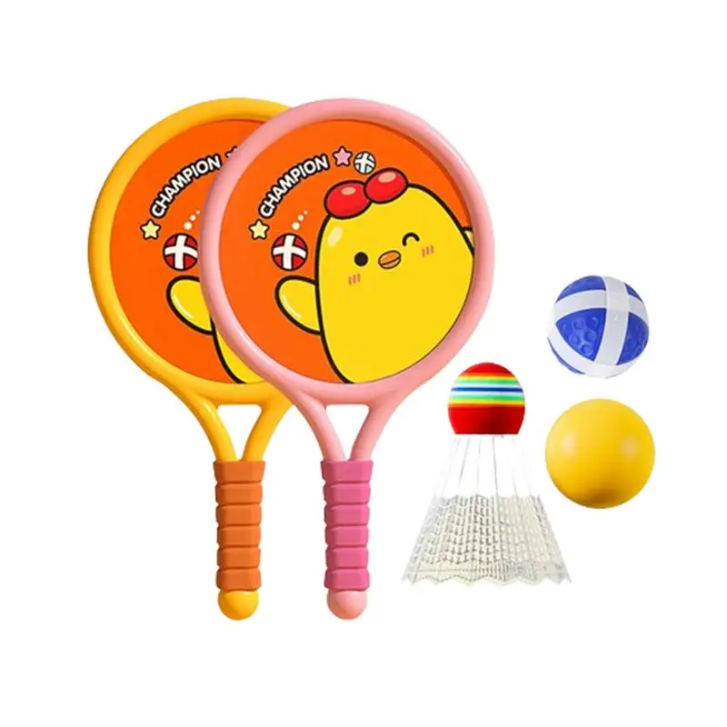 

Tennis Racket Toys Kids Sports Badminton Set Outdoor Sports Interactive Beach Toys For Children Family