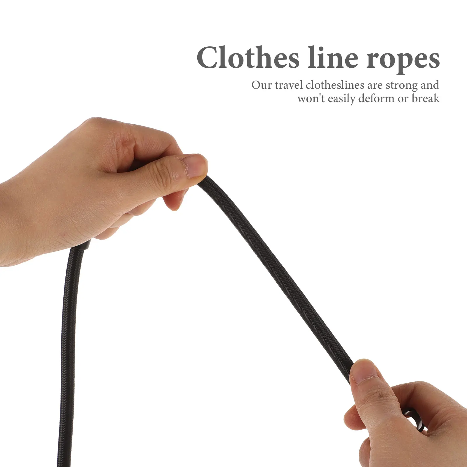 

Car Clothesline Elastic Travel Convenient RV Multifunctional Camping Laundry Rope Outdoor No-hole for