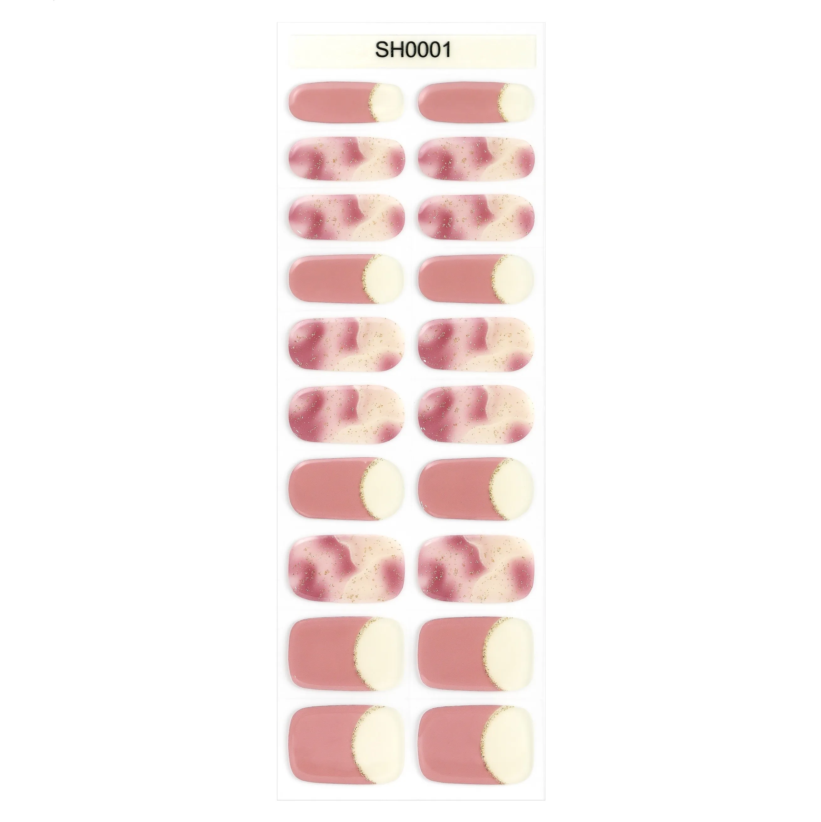 1 PZ 2025 Primavera ed Estate Nuovi adesivi per unghie in gel Adesivi per unghie autoadesivi È necessario brillare la luce Decorazione per unghie fai da te