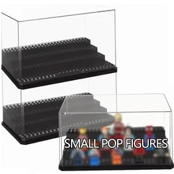 3 Steps Dustproof Acrylic Figures City Car Model Collection Display Box Building Block Storage Plexiglass Showcase Kid Toys