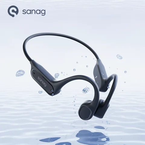 Sanag B33S 골전도 블루투스 이어폰 IPX8 수영 헤드폰 선택 32GB 메모리 플래시 판매 무선 헤드셋 MP3 이어 버드