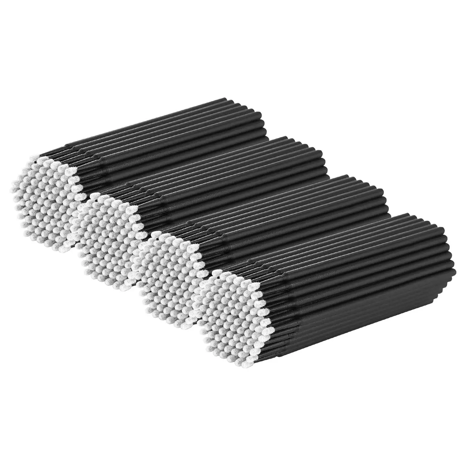 

400PCS Micro Cotton Swabs for Eyelash Extensions, Disposable Lash Brush Applicators with Bendable Tip, 2.0mm Head