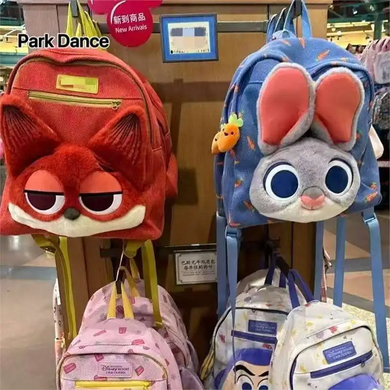 

Kawaii Disney Zootopia Judy Hopps Backpack Parkdance Cute Plush Large Capacity Doll Bag Children'S Outing Bag Holiday Gift