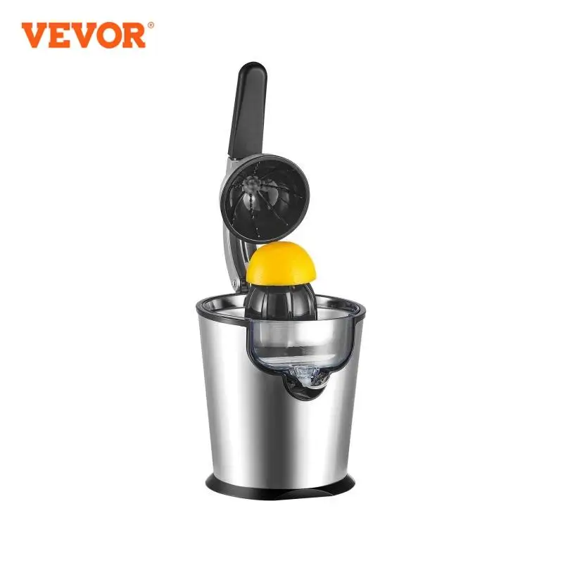 VEVOR Electric Citrus Juicer Orange Juice Squeezer with Two Size Juicing Cones 300W Orange Juice Maker with Soft Grip Handle 