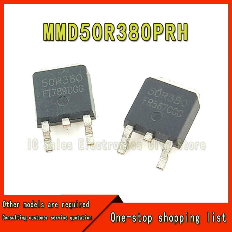 10PCS MMD50R380PRH MMD50R380P 50R380P 50R380 TO-252