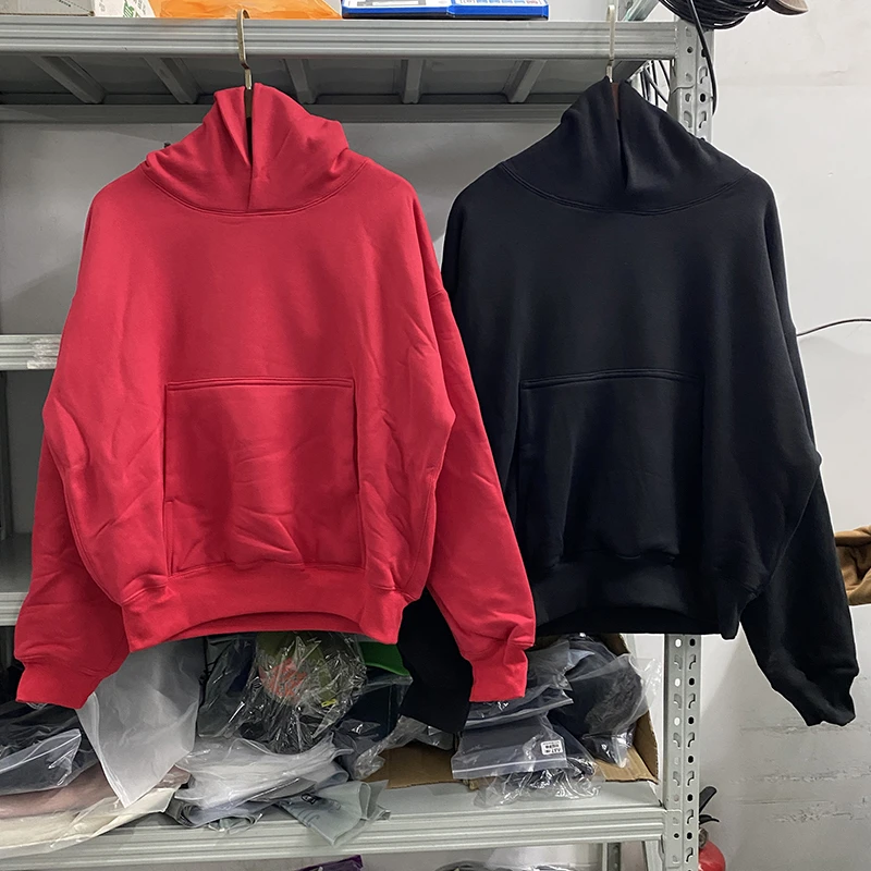 Double Layer Heavy Fabric Season 6 Hoodie Men Women 1:1 High Quality Kanye West Pullovers Hooded