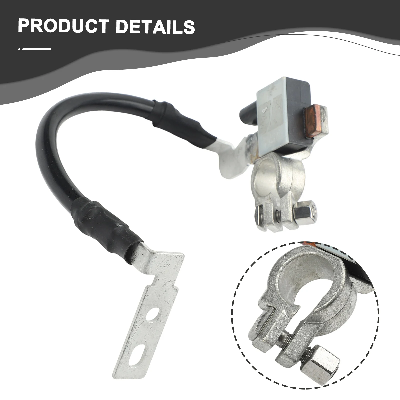 Vehicle Battery Monitoring As Shown In The Picture Battery Sensor Cable Negative Battery Sensor Cable Aluminum Alloy ABS Plastic