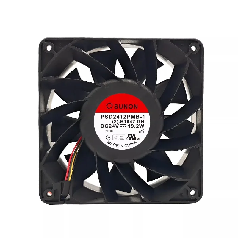 

New Cooler Fan for SUNON PSD2412PMB-1 DC 24V 19.2W 12CM 12038 120*120*38mm