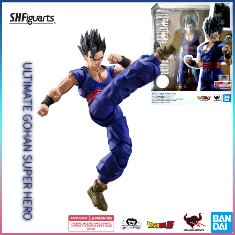 In Stock Bandai SHF Dragon Ball Super Ultimate Gohan Super Hero 1/12 Scale High Detail Collectible Action Figure