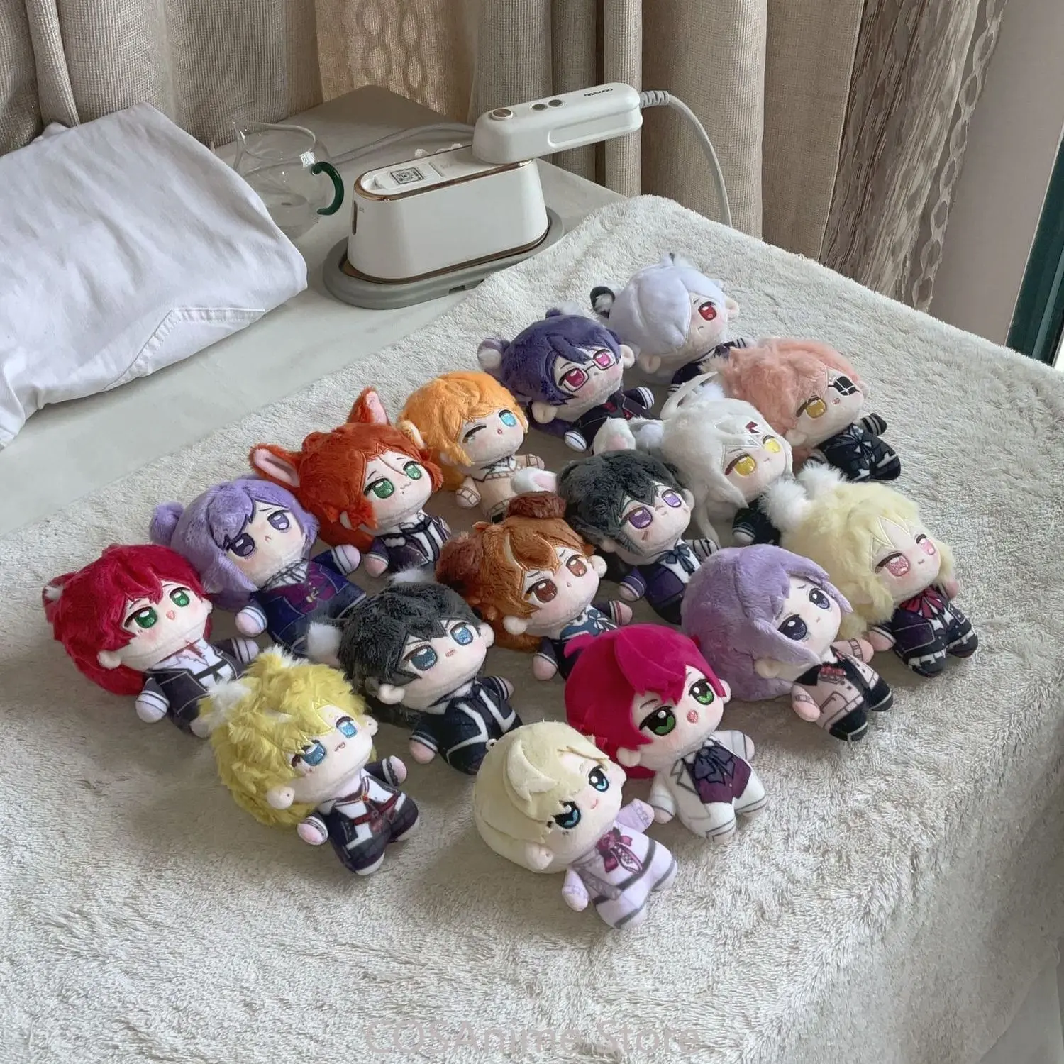 Tsukinami Carla Tsukinami Shin Mukami Azusa Kawaii Anime Game Cosplay Peluches Dango Starfish Body Peluche Colgante Llavero 10cm