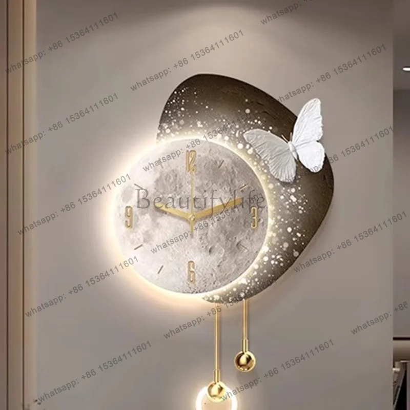 Best Sellers Art Mural Wall Clocks Luxury Bedrooms Led Modern Interior Restaurant Wall Watch Nordic Fashion Horloge Murale Home