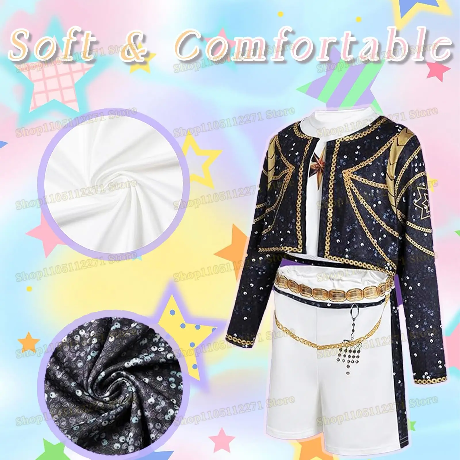 New 2025 Anime KPop Huntrix Zoey Mira Rumi Demon Hunters Cosplay Costume Girls White Black Golden Halloween Outfit