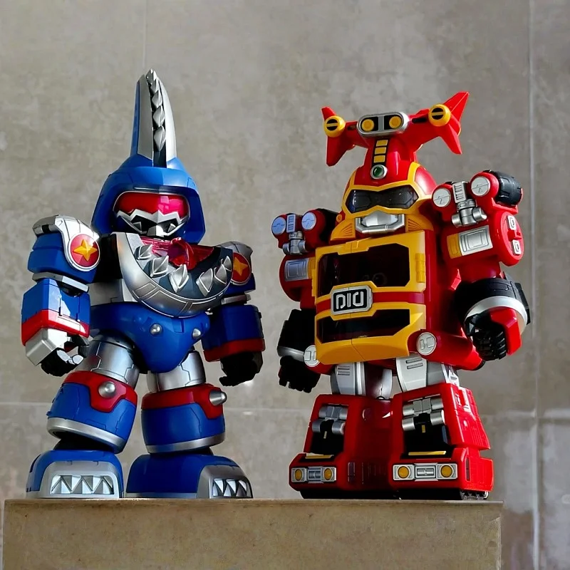 

QOSMOS Kabutack Giant Action Figure B Robo Kabutack Collectible With Mini Kabutack PCB Light Kit Stickers