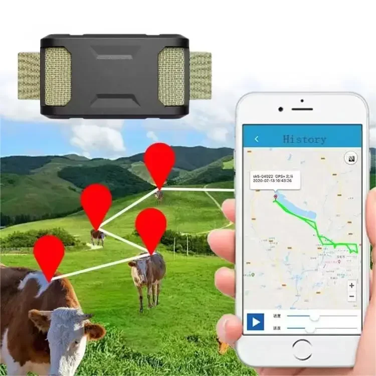 

20000 MA long-distance positioning tracking device geofencing anti-lost sheep cattle GPS locator cattle animal GPS tracker