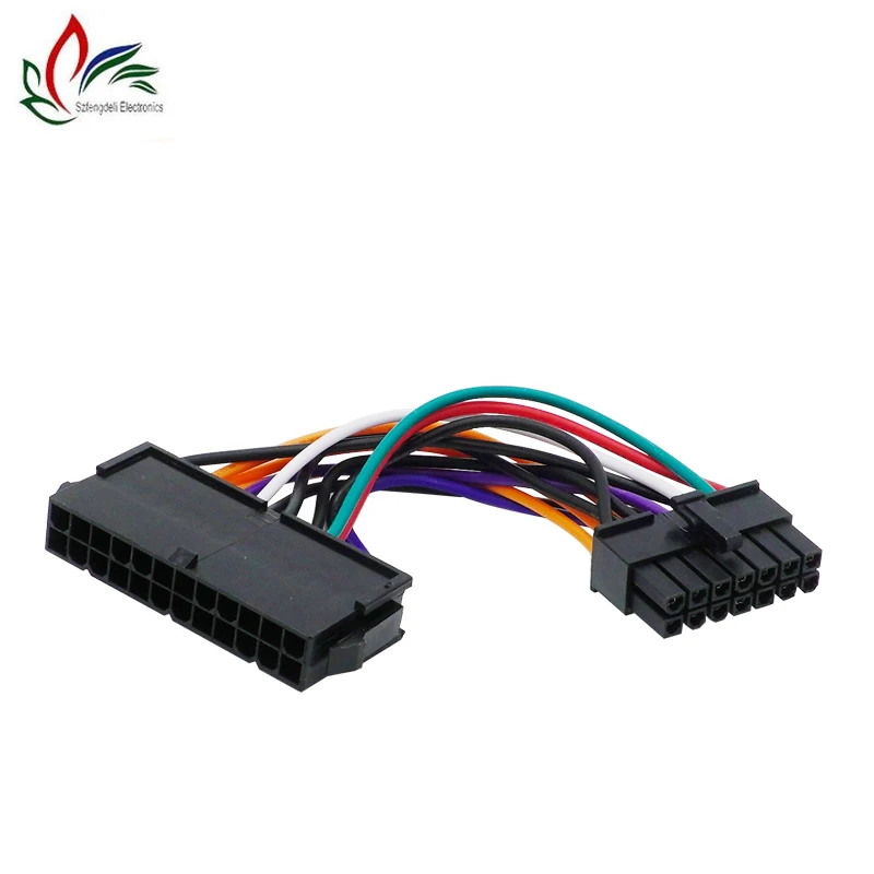 1pc 24 Pin to 14 Pin PSU ATX Main Power Supply Adapter High Quality Cable Cord For Lenovo M92P M93P H530