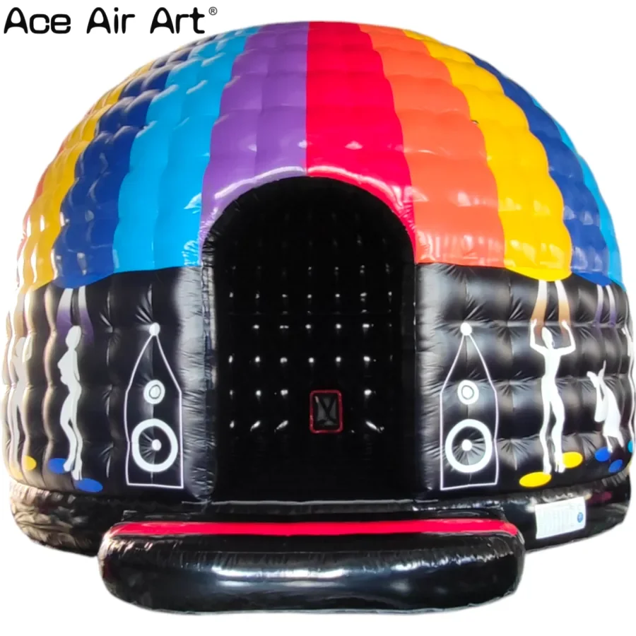 パーティーイベント用インフレータブル広告テントDJディスコドームバウンスハウス、カスタムインフレータブルプラネタリウムドーム