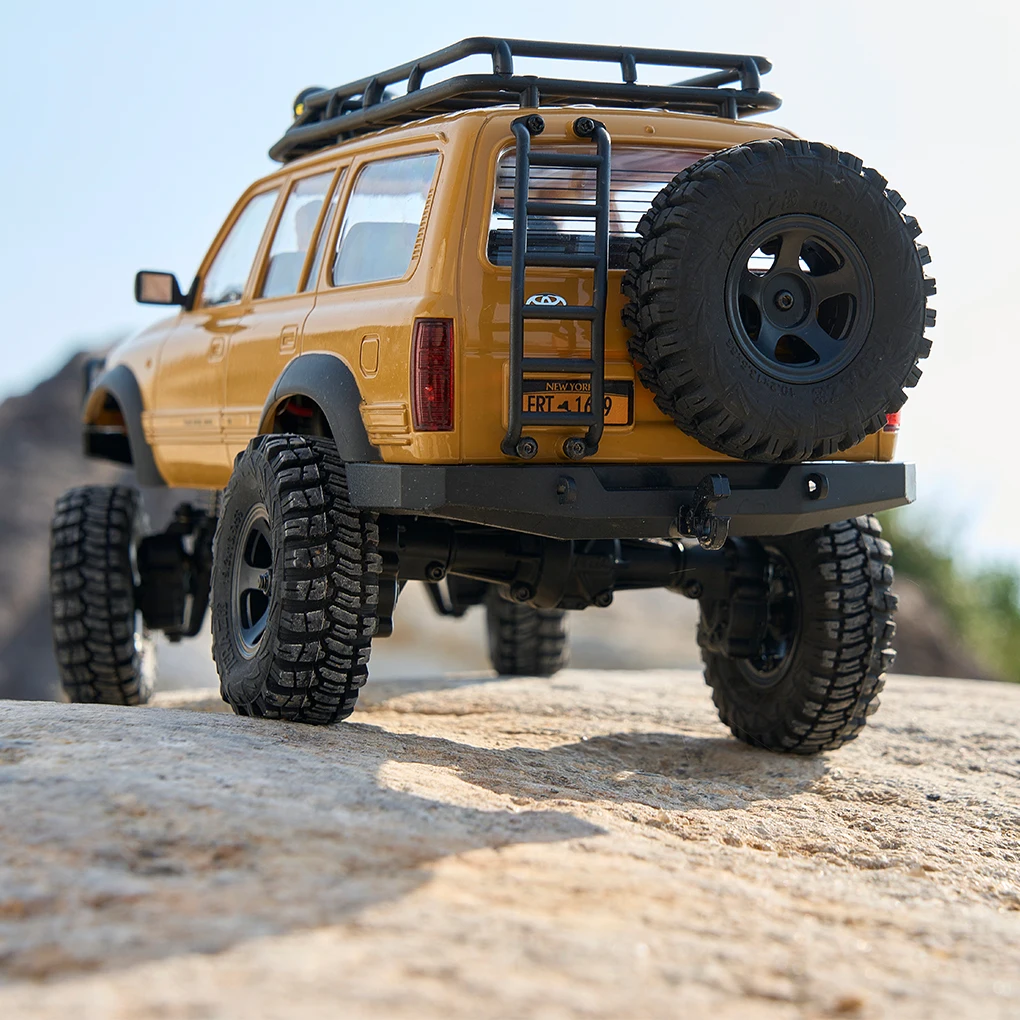 1/18 FMS FCX18 LC80 coche de escalada coche de Control remoto 2,4 Ghz 4WD simulación eléctrica todoterreno modelo de coche Control de dirección definitivo
