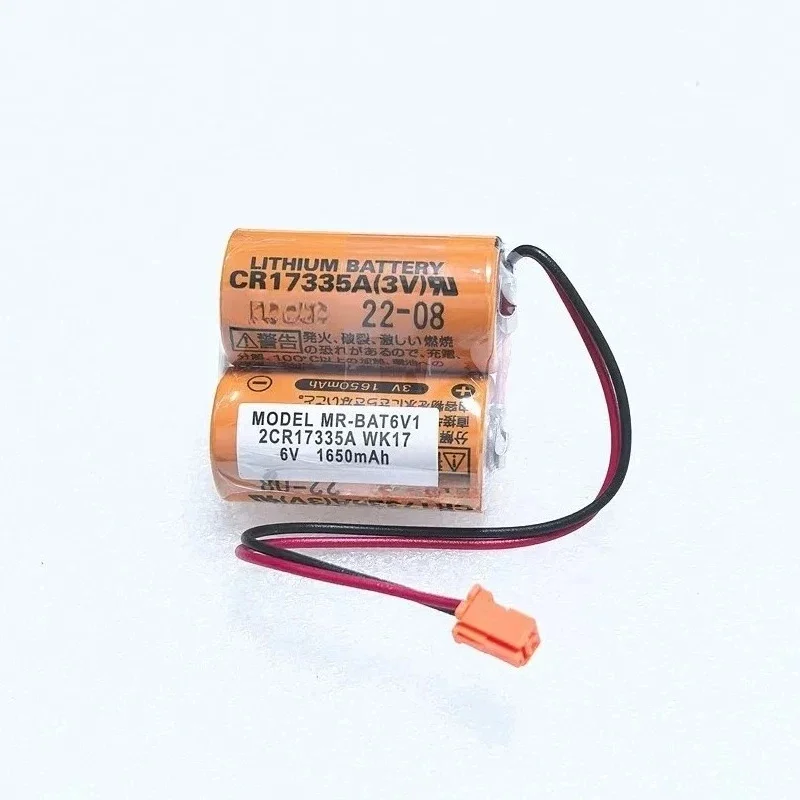 Original MR-BAT6V1 2CR17335A WK17 6V 1650mAh Lithium Battery For Mitsubishi PLC