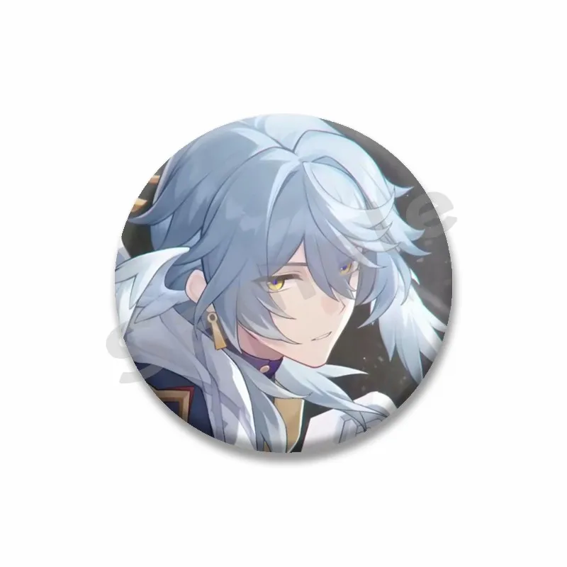 Honkai Star Rail Sunday Round Brooch, Cute Design
