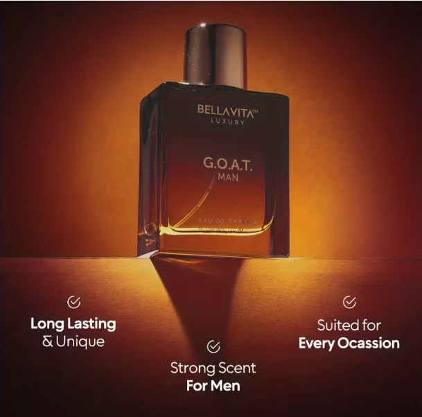 

3.38oz Bella VitaLuxury The Sigma Male Perfume for Men & G.O.A.T. Perfume - Luxury EDP Fragrance, Long-Lasting Fresh Woody Scent